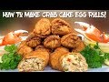HOW TO MAKE CRAB CAKE EGG ROLLS!
