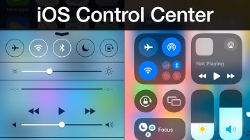 iOS Control Center Evolution (iOS 7 - 18)