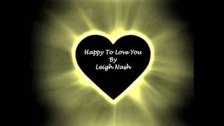 Video thumbnail of "Leigh Nash - Happy To Love You"