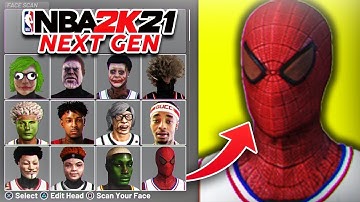 How To Get ANY FACE SCAN In NBA 2K22 NEXT GEN🎃 (NBA 2K21 Anonymous Face Scan, TAZ FACE 2K21, & MORE)