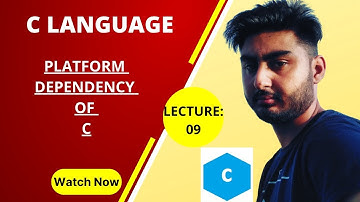 Platform Dependency Of C Program | Programming In C