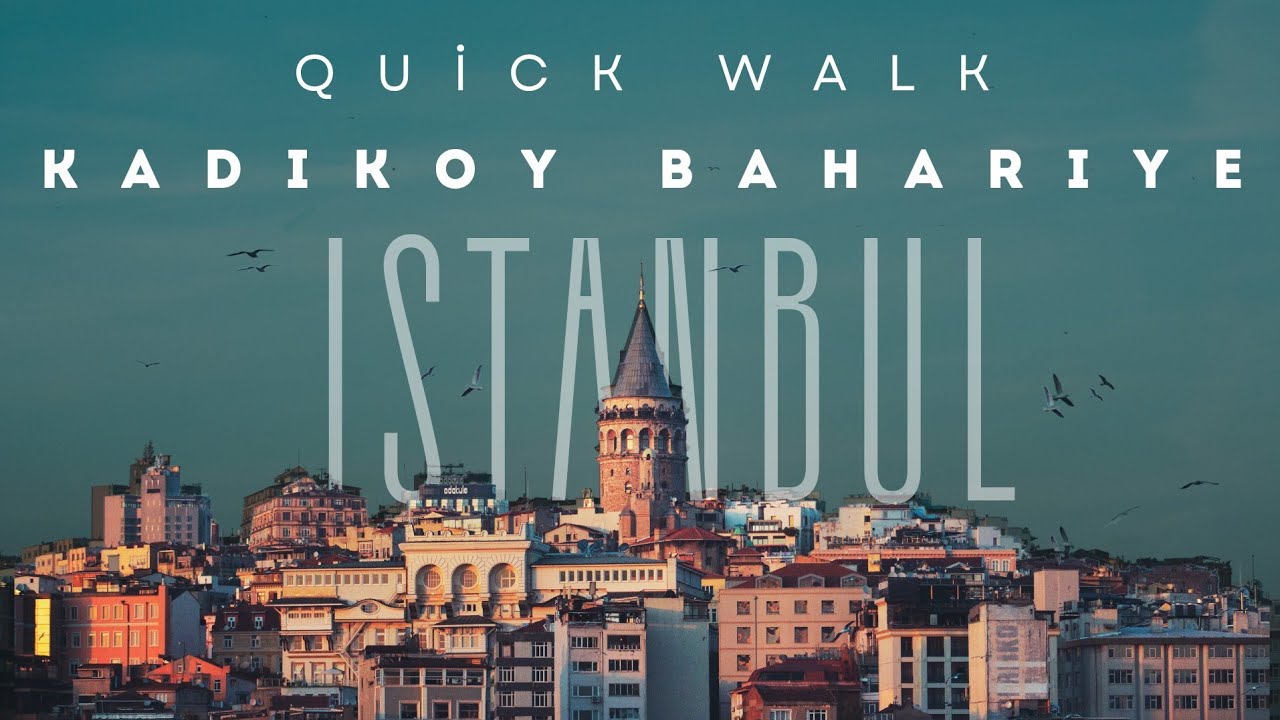 ISTANBUL IN 4K / Quick Walk | Kadıköy Bahariye Street