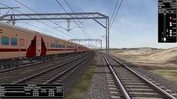 Pragati express (12125) msts open rail