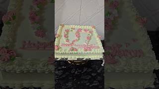 Strawberry square cake 🎂                   #cake #strawberry #squarecake #short #viral #ytshorts