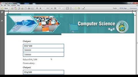 Select Command with Arithmetic Operators