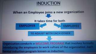 ✌✌INDUCTION & ORIENTATION TOPIC : ( MBA : HR students✌✌)