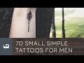 70 Small Simple Tattoos For Men