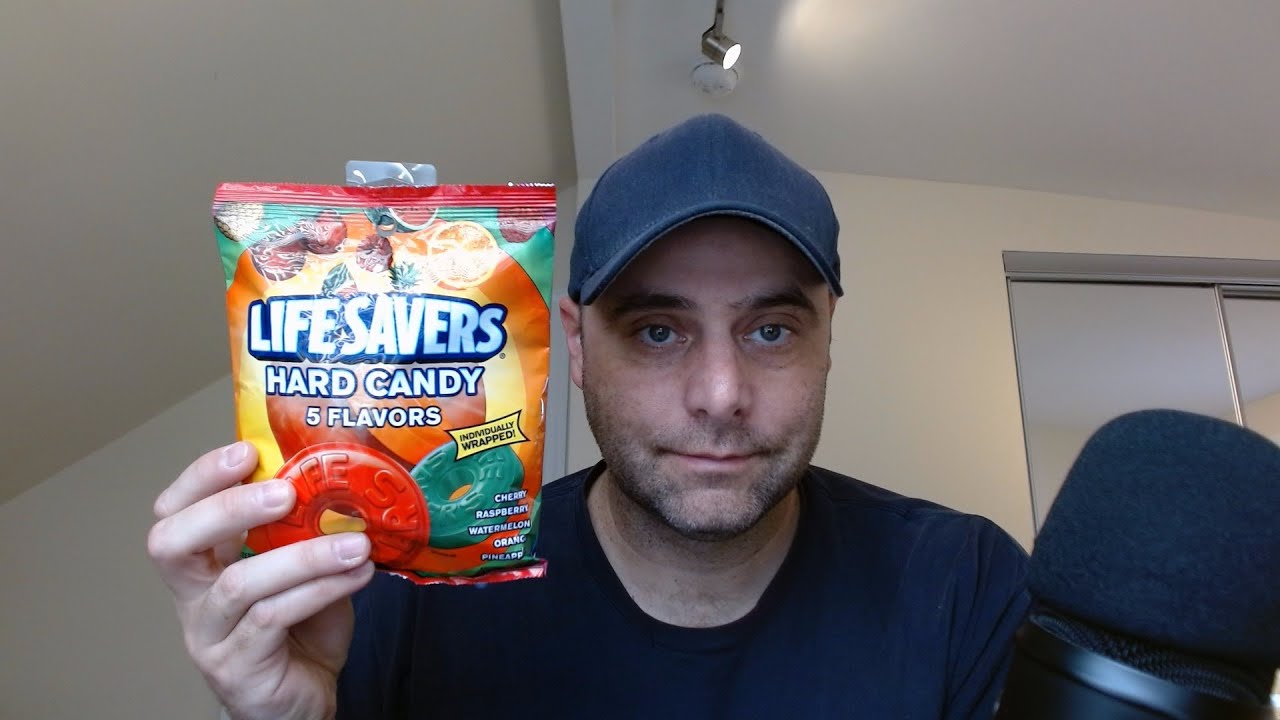 ASMR Eating Hard Candy and Rambling