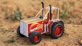 How To Make Matchbox Tractor At Home Amazing Diy Toy