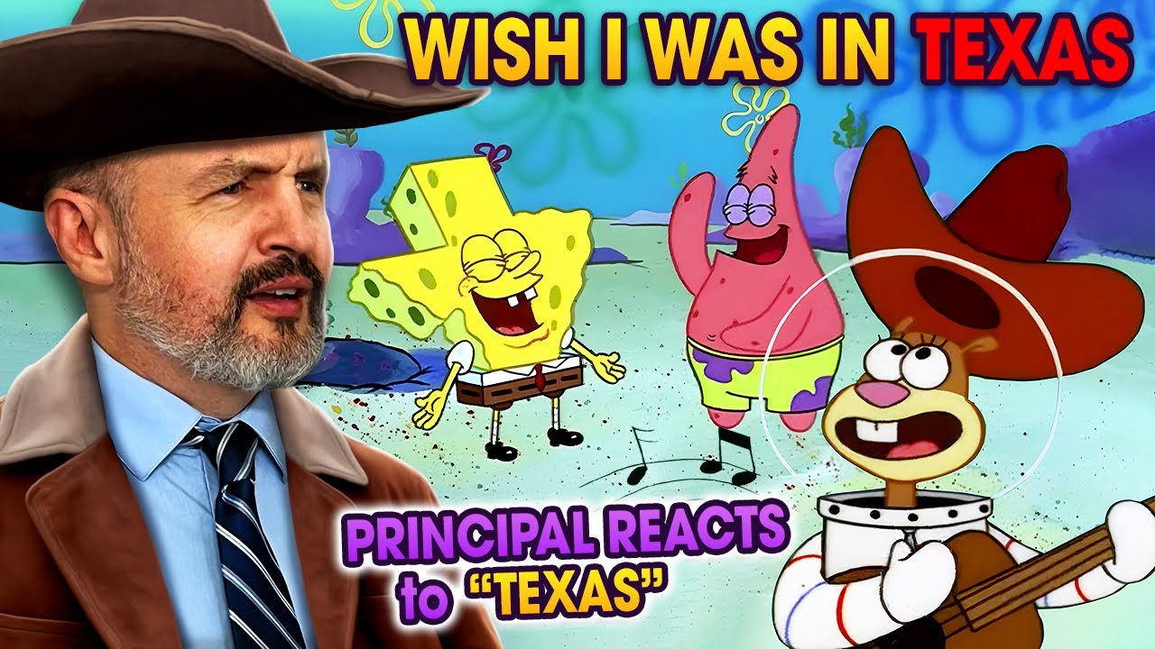Директор школы реагирует на 18 сезон «Губки Боба Квадратные Штаны» — видео с реакцией «Техаса»