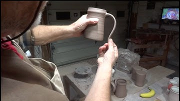 How to put on a handle and finish a mug ! Dec 15th 2021 with Simon Leach