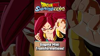 Gogeta Mini Transformations (SSJ → SSJ3 → SSJ4) | Dragon Ball Sparking ZERO Mods