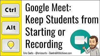 This video is one in a series of videos on google meet. covers
administrative settings for how to keep students from starting their
own meet as we...