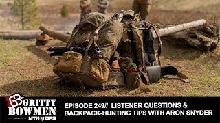 EPISODE 249: Listener Questions & Backpacking Tips with Aron Snyder