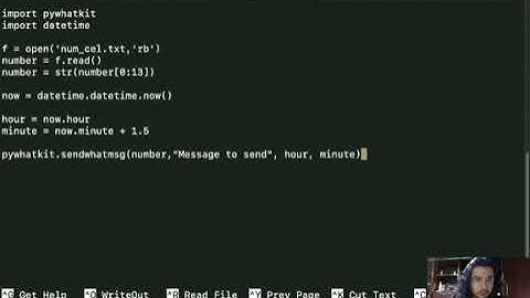 Sending Whatsapp messages using Python