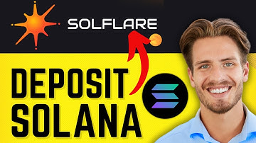 How to DEPOSIT Solana on SOLFLARE WALLET - 2024