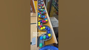 Marble Run (A wiggly course using pipes and a large funnel) #7 #ASMR