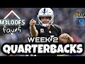 NFL WEEK 2 DraftKings + FanDuel DFS PICKS- TOP 5 QBS - YouTube