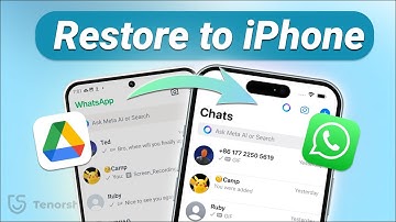 How to Restore WhatsApp Backup from Google Drive to iPhone 2024 | Free, With/Without Android phone