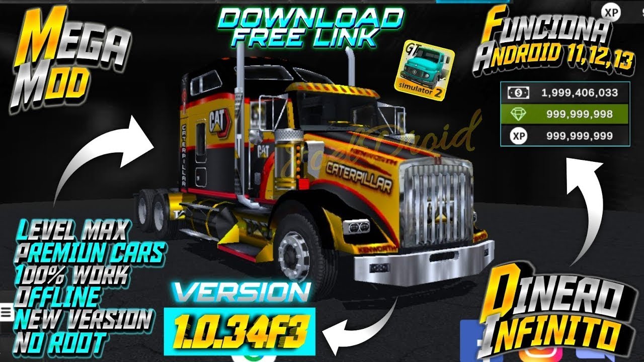 🚚GRAND TRUCK SIMULATOR 2 V 1.0.34F3 DINERO INFINITO ULTIMA MAX LEVEL HACK