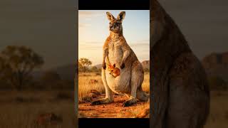 This Kangaroo's Pouch Contains Something Unexpected #wildlife #animals #shorts