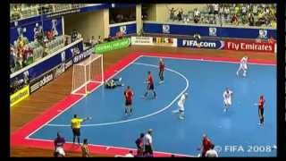 (Futsal Brasil 2008) Semifinales: España 3 - 2 Italia