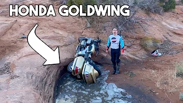 Off Roading my Honda Goldwing