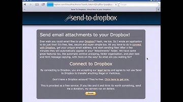 Setting up SendToDropbox