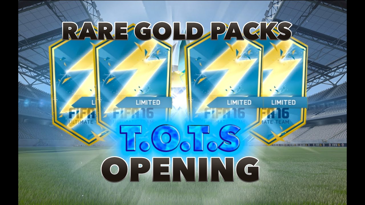 TEAM OF THE SEASON RARE GOLD PACKS OPENING FIFA 16 YouTube