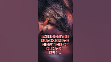 Balerion the Black Dread didn’t die of old age?  #balerion #housetargaryen
