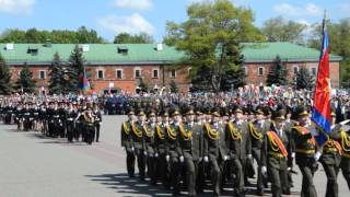 Торжественный марш в Брестской крепости 9 мая 2016 г.