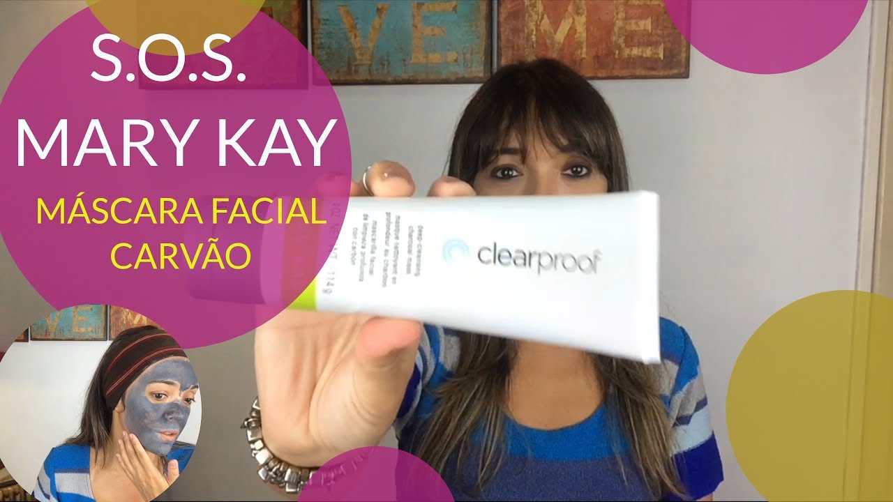 S.O.S MARY KAY MÁSCARA DETOX FACIAL LINHA CLEAR PROOF MÁSCARA DE