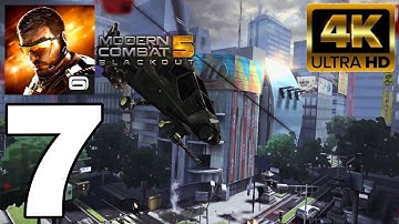 Modern Combat 5: Blackout Android Walkthrough 4K - #7 - Chapter 3: Downtown - Safe House