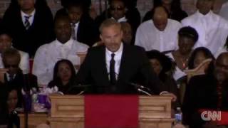 Whitney Houston Funeral: Kevin Costner Speaking About 