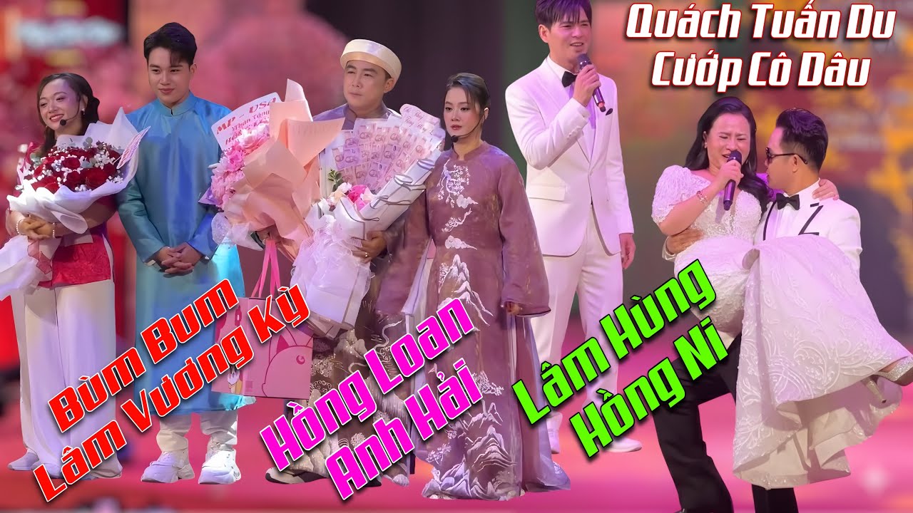 HỒNG LOAN TỔ CHỨC ĐÁM CƯỚI NGAY TRÊN SK RẠP HỒNG LIÊN - Quách Tuấn Du Ẵm Chị Hồng Ni Khắp Khán Đài