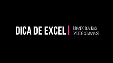 Como comparar dois documentos em excel?
