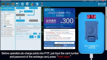 operation video of JC P11 BGA110 Programmer