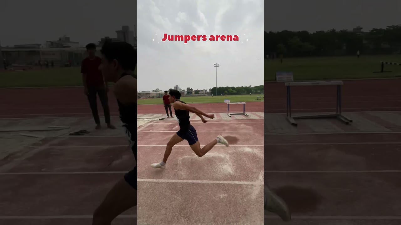 Triple jump finals U-20boys Haryana state Jind 
