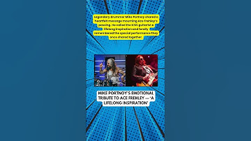 Mike Portnoy Pays Tribute to Ace Frehley