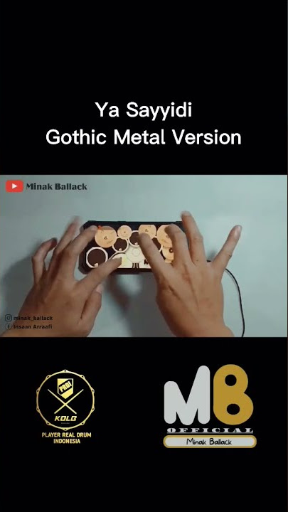 Ya Sayyidi - Gothic Metal #playerrealdrumindonesia #realdrum #gothicmetal #shorts #drums #realdrumid