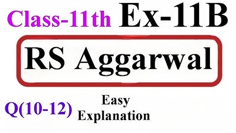 Arithmetic Progression Class-11th Maths R.S.Aggarwal Exercise-11B|Previous year question of 11th