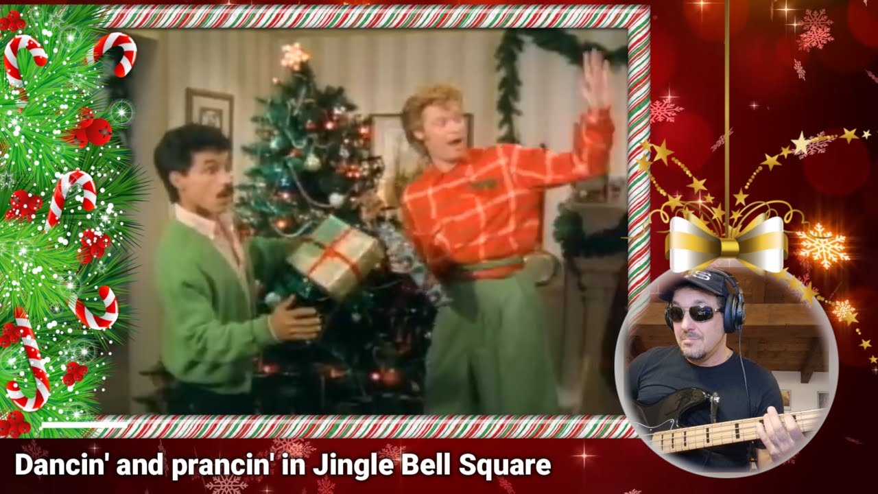 Jingle Bell Rock (Daryl Hall & John Oates) Bass cover con testo (with