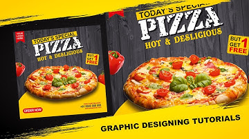 Corel Draw Tutorials - Pizza Poster Design @SFGraphicsTuts