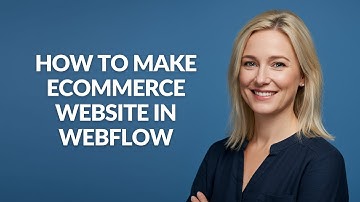 How to Make Ecommerce Website In Webflow - Julia