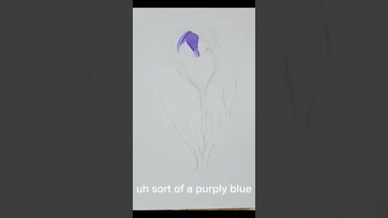 Paint Crocus Flowers with me! 