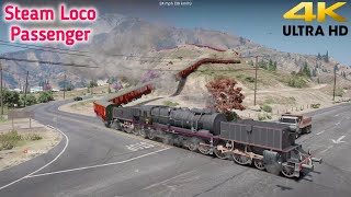 Epic Offroad Train Adventure: Paleto Forest to Trevor Airfield in GTA V! screenshot 1