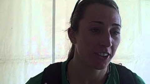 Geena Gall After Going Sub 2:00 for the First Time at 800m at the 2011 Pre Classic