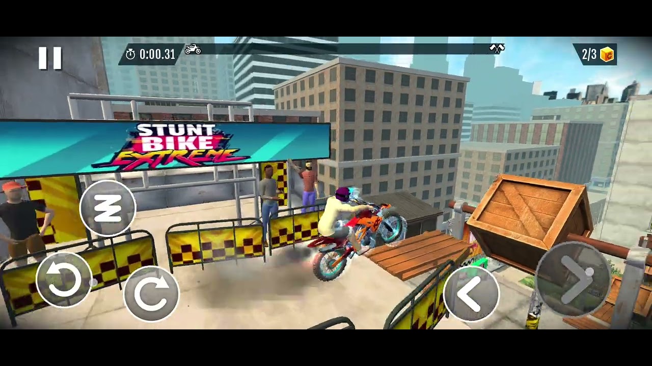 Jogando stunt bike extre 