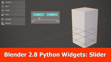 Blender 2.8 Python UI : Slider Widget