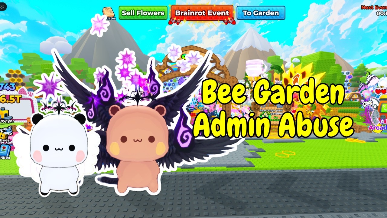 🐝 Sixth ADMIN Abuse LIVE 🌸 Bee Garden Roblox🐝 - YouTube
